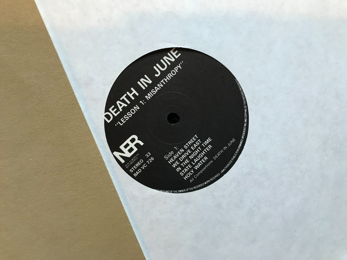 【 Death In June 】Lesson1 : Misanthropy Death In June-Lesson One Misanthropy – Death In June Archive