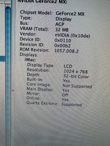 Vintage Apple iMac PowerPC G4 700Mhz 384MB RAM 40GB HDD - Afbeelding 11 van 13