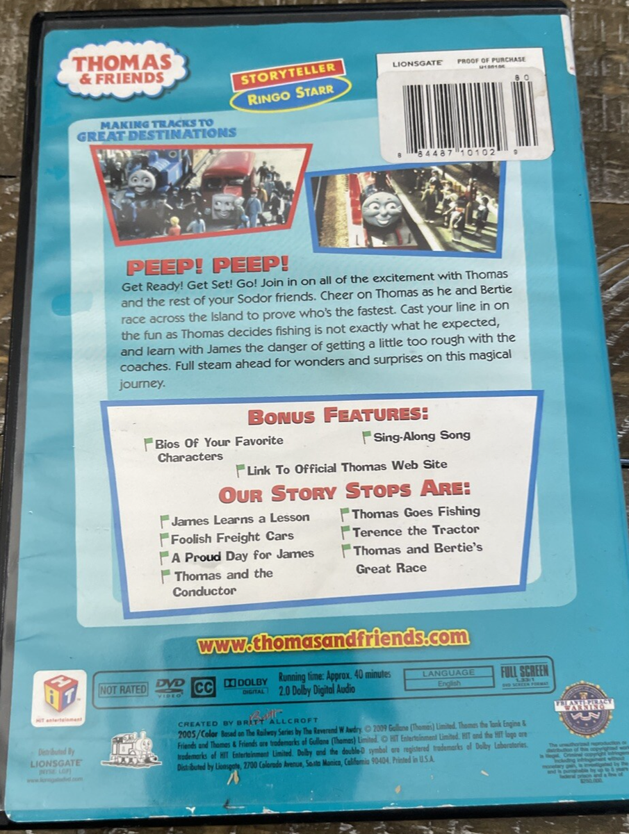 Thomas And Friends James Learns A Lesson DVD 884487101029| eBay