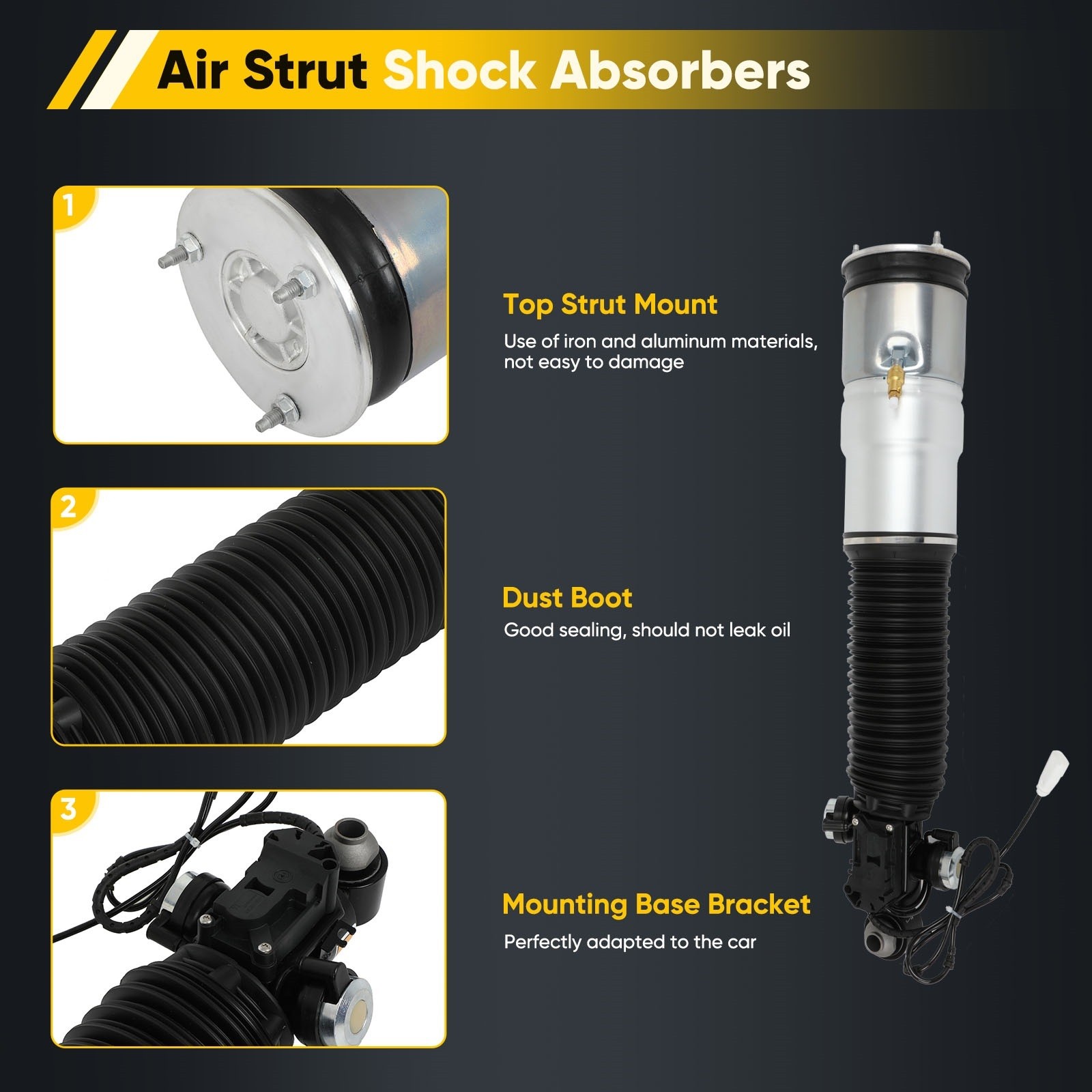 For Rolls Royce Dawn 2015-19 37126851605 Air Suspension Shock Absorber Rear Left