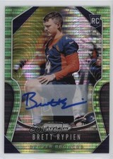 2019 Panini Prizm Rookies Neon Green Pulsar Brett Rypien #374 Auto 14md