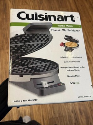 Cuisinart WMR-CA Round Classic Waffle Maker, Stainless Silver ***Brand New ***