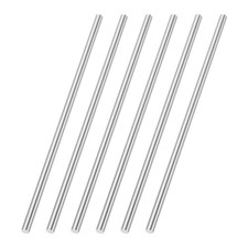6Pcs Round Steel Rod 5mm Diameter 100mm Long HSS Lathe Bar Stock Tool