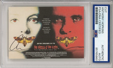 SIGNED Anthony Hopkins Silence of The Lambs Movie Poster Picture PSA DNA COA
