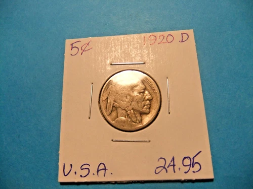 1920-D Buffalo Nickel - VG8