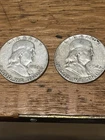 New ListingFranklin Half Dollar Lot (2)! 90% Silver! Below Melt