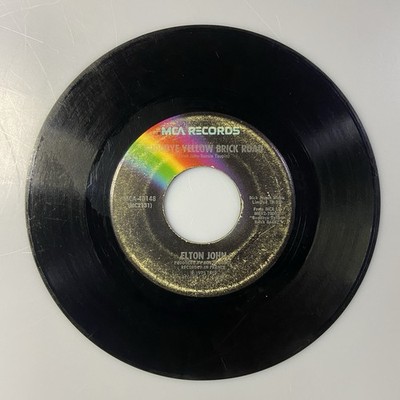 Elton John - Young Man's Blues & Goodbye Yellow Brick  Road - 45 RPM