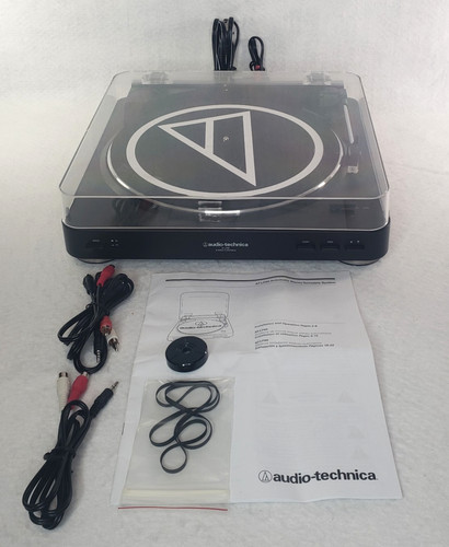 Audio-Technica AT-LP60 Automatic Belt Drive Stereo Turntable Record Player