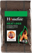 12 or 24 x Homefire High Energy Ultra Dry Heat Logs Eco Wood Open Fire Log Fuel