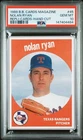 147404484 Nolan Ryan 1989 Baseball Card Magazine #45 Repli-Cards PSA 10