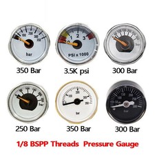 Small but Powerful 250bar 300bar (white) 300bar (black) 350bar Pressure Gauge