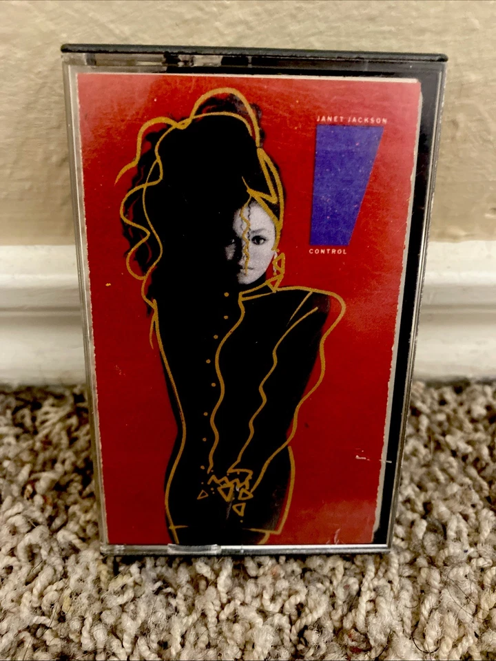 JANET JACKSON CONTROL CASSETTE TAPE A&M RECORDS CS 5106 1986 SYNTH-POP VG+ - Image 2 of 4
