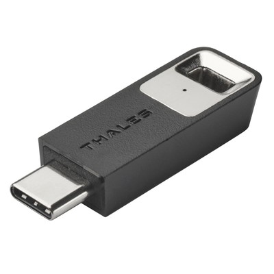 Thales SafeNet eToken Fusion FIDO2 Security Key USB-C Phishing-Resistant Cert