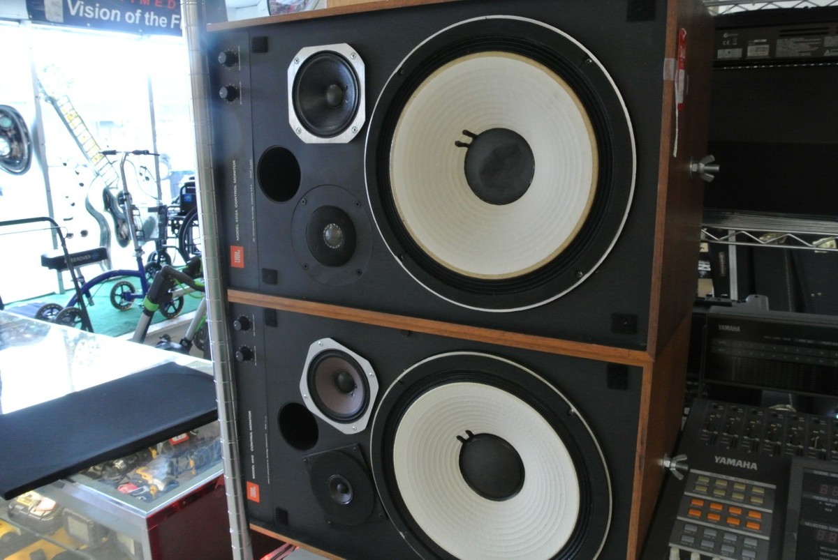 JBL4312A　② EXCELLENT JBL 4312A CONTROL MONITOR SPEAKERS – 1-YEAR
