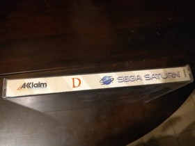 D (Sega Saturn, 1996) CIB Complete in Box w/ Game and Manual.