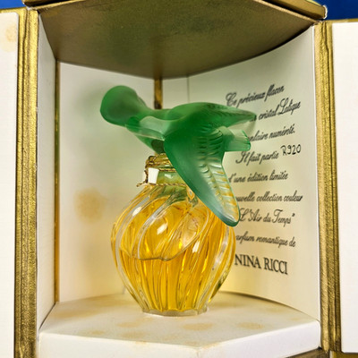 L'AIR DU TEMPS  Nina Ricci  Parfum 15 ml  LALIQUE Kristall Lim. Edition VINTAGE