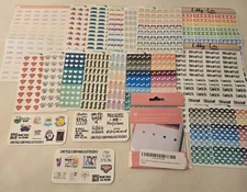 Bullet Journaling Stickers Notes Planner Lot 18 Sheets