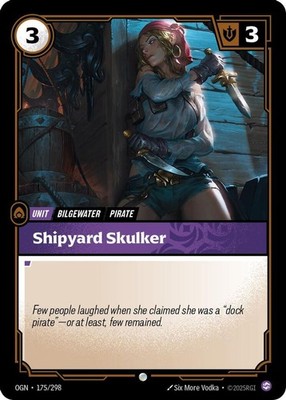 Riftbound Shipyard Skulker (175/353) Origins NM FOIL