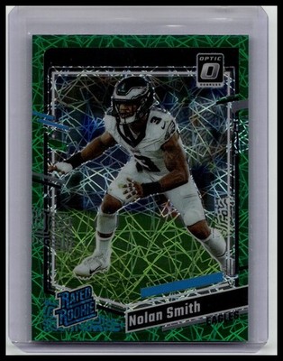 2023 Donruss Optic #283 Nolan Smith Green Velocity