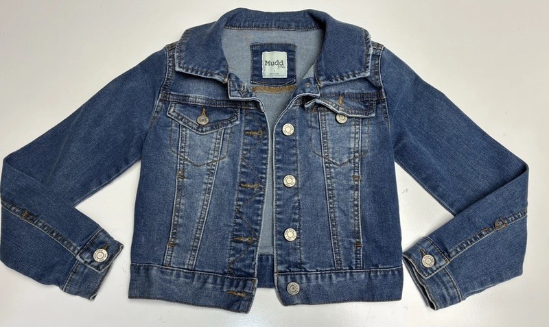 Mudd Girls Denim Jacket Size 7 – Youth Western Style, Smoke-Free Home