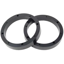 2× 6.5" Plastic Speaker Spacer Rings Bracket Subwoofer Custom Mounting Adapter