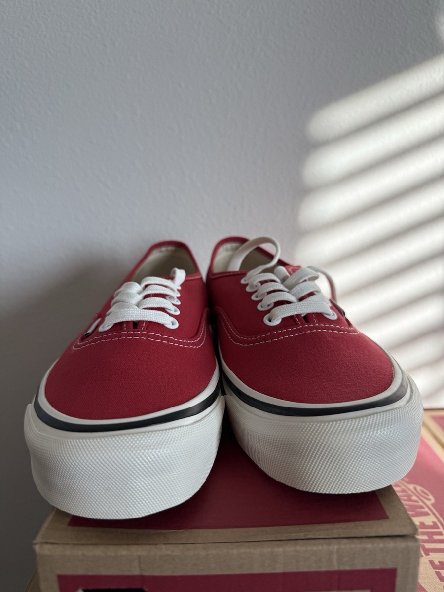 VANS Authentic 44 DX Anaheim Factory Racing Red - VN000CQABOP Mens