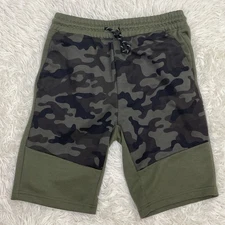 essentials est. 1991 Camouflage Lined Drawstring Active Shorts Men’s M