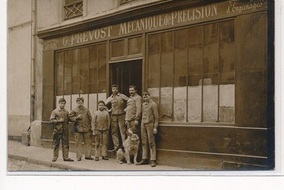 PARIS 11th: G. Prevost precision mechanics (16 Cité Bertrand) - very bo