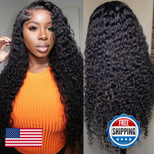 Virginess Deep Wave Lace Front Wigs Human Hair Pre Plucked 20 Inch 13X4 Lace