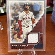 Topps 2026 Major League Material Relic Marcelo Mayer Boston Red Sox Card MLM-MMA