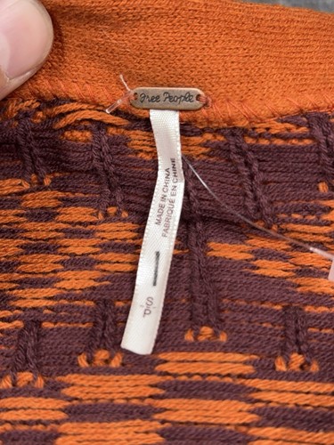 Vestido Free People Para Mujer S Marrón Azteca Occidental Mini Sobre la Rodilla Informal - Imagen 4 de 12