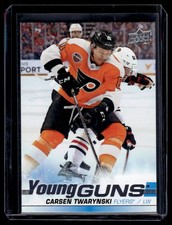 2019-20 Upper Deck Series 1 Young Guns Carsen Twarynski....... Rookie #214
