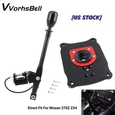 Billet Aluminum Short Shifter Upgrade For Nissan 370z Z34 Lockout Shift Knob New