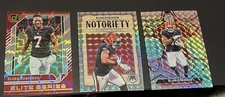 #11 Bijan Robinson 2024 Mosaic Notoriety Silver Prizm ~ Falcons Mosaic Silver 