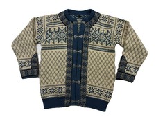 Dale Of Norway Womens 42 M Wool Cardigan Clasp Sweater Nordic