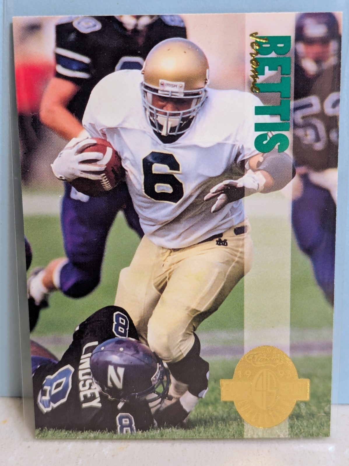 1993 Classic Four Sport #100 JEROME BETTIS Notre Dame/Rams/Steelers HOF