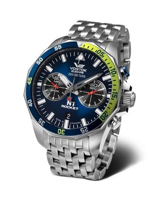 VOSTOK EUROPE Men Analog Quartz Casual Watch Classic Dress Blue Dial Waterproof
