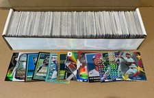 Huge 800ct Box MLB Baseball Cards Refractor Prizm Parallels Only Lot SP RC Topps