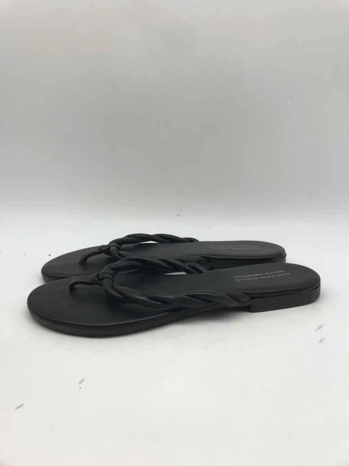 Sandalias chanclas Saks Fifth Avenue negras talla 7 Foto 2 de 4