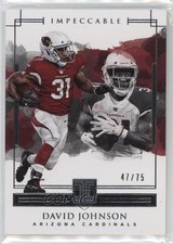 2018 Panini Impeccable 47/75 David Johnson #23 10k8