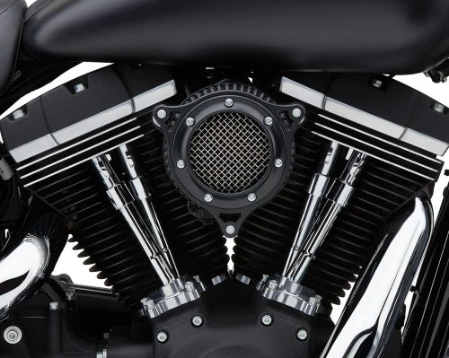 Entrada de aire Cobra RPT - bicicleta de calle negra para motocicleta 606-0103-05B-SB 1010-3032 Foto 2 de 4