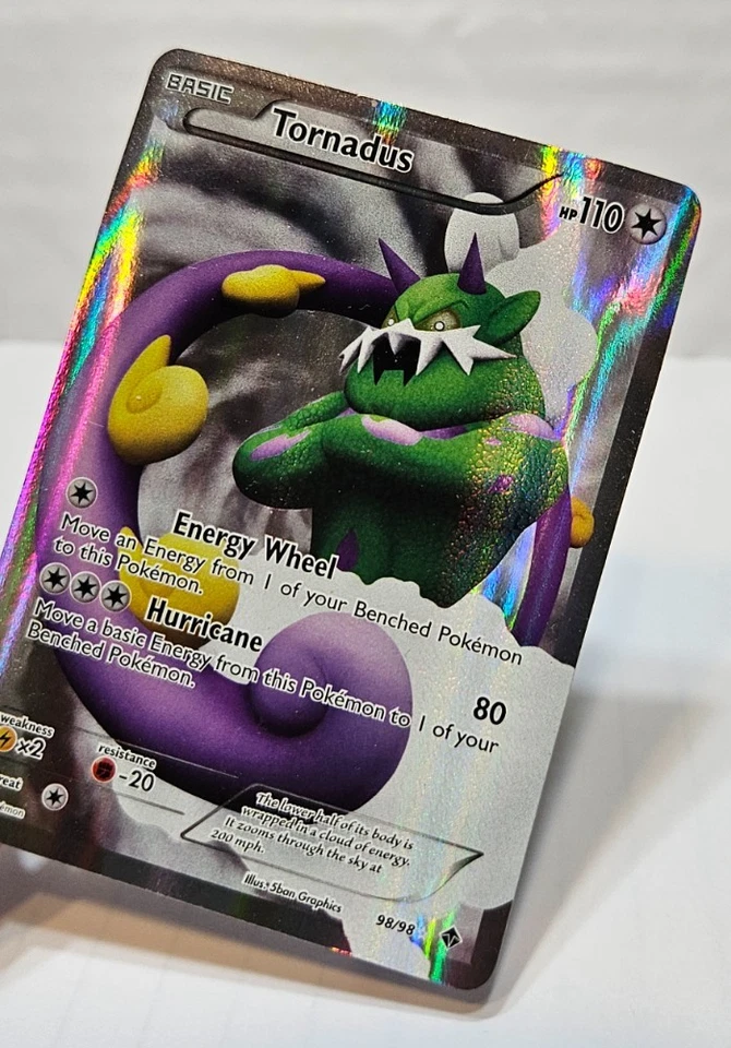 Tornadus 98/98 Full Art Ultra Rare Emerging Powers Pokemon 205 - Image 4 of 4