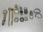 Vintage Mix Watches Lot For Parts Or Repair Non Working Casio,Timex, Fossil More