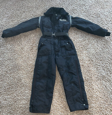 Vintage Arctic Cat Cheetah Snowmobile Suit One-piece 1970 Zip Up Legs Size 