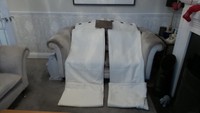 John Lewis Cream Lined Curtains Eyelet Heading Brand 228-304cm Rrp £170 John Lewis Cream Lined Curtains Eyelet Heading Brand 228-304cm Rrp £170