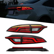 LED Tail Lights For Toyota Corolla 2020-2023 Smoked Rear Lights Assembly