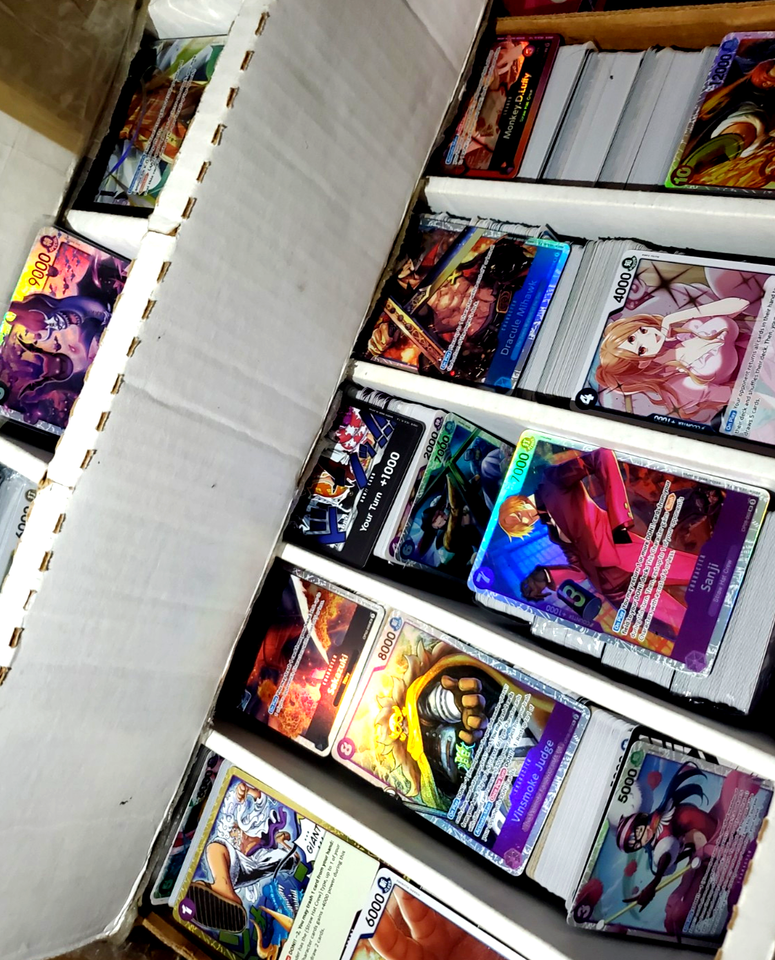 Mixed Card Collection One Piece tcg Card Game 100 Cards Collection Mixed Lot w/ 10 FOILS ...