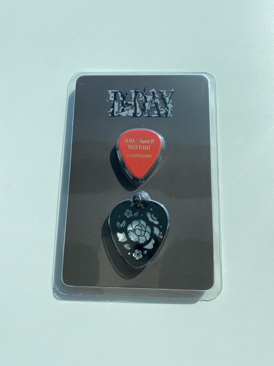BTS SUGA guitar pick set Agust D TOUR D-DAY Japan limited BTS SUGA guitar pick set Agust D TOUR D-DAY Japan limited