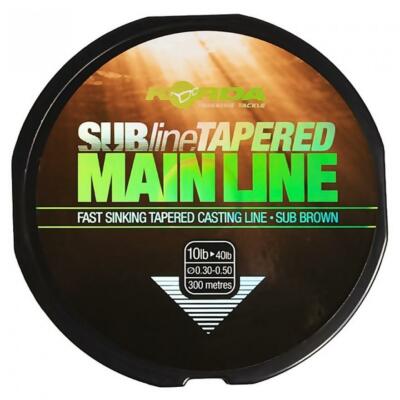 Korda Tapered Mainline - verjüngte Weitwurfschnur (0,04 /m)