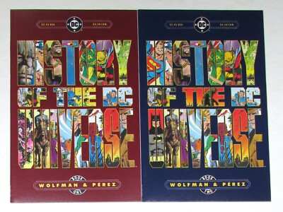 HISTORY OF THE DC UNIVERSE #1-2 VF/NM, Set George Perez, DC Comics 1986 ...